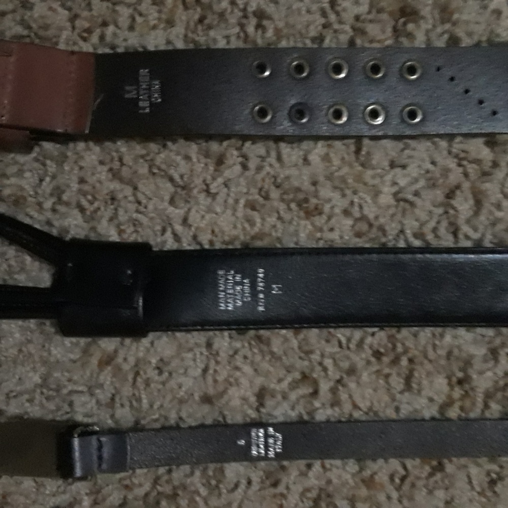 Belts $6 total for all 3